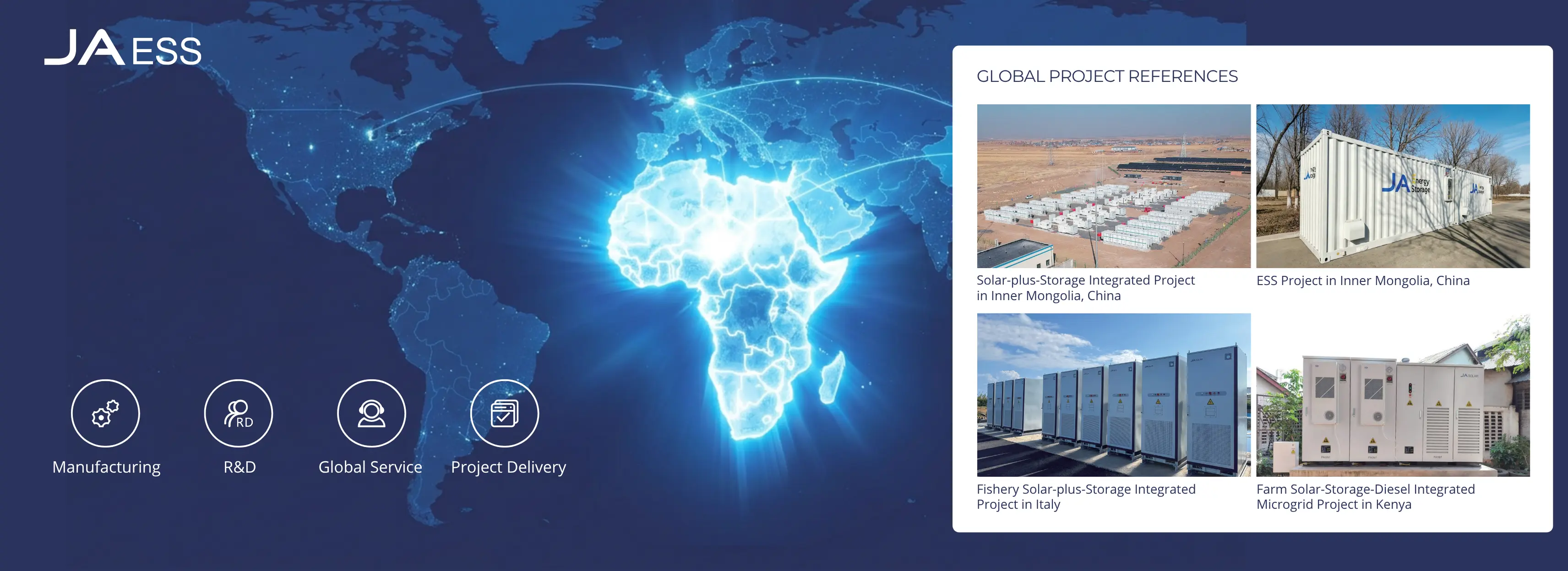 JA ESS — Energy Storage Solutions across Africa